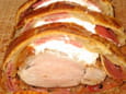 Filet mignon  en cro�te au ch�vre et au jambon