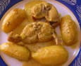 Lapin � la cr�me d ail