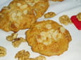 Cookies aux noix et � la vanille