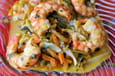 Wok d endives aux gambas