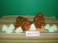 Sapins de No�l au jus de cl�mentine et p�pites de chocolat