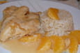 Escalope de poulet au miel et aux cl�mentines