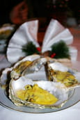 Hu�tres chaudes au champagne