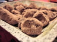Truffes au chocolat et noix de coco
