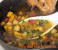 Soupe color�e aux �pices � couscous