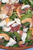 Salade de crevettes
