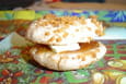 Macaron de pain d epices, foie gras et confiture de figues