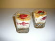 Verrine de tiramisu aux fraises