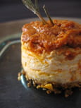 Mini cheesecake au ch�vre et aux tomates confites