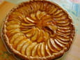 Tarte aux pommes caram�lis�es au miel � l ancienne