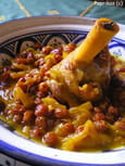 Souris d agneau aux oignons et aux raisins secs