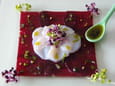 Carpaccio de betterave et Saint-Jacques � la pistache