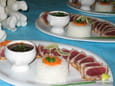 Mi-cuit de filet de thon en habit de coco