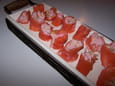 Rouleaux de saumon fum� aux pousses germ�es