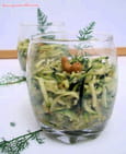 Verrine croquante courgette et noix de cajou