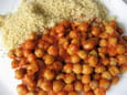 Pois chiches en sauce tomate