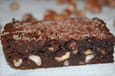 Brownie au chocolat noir et noisettes