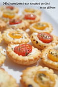 Mini tartelettes aux tomates cerises et au ch�vre