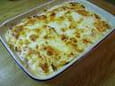 Gratin de haricots verts et viande hach�e