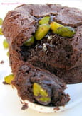 Fondant au chocolat aux pistaches