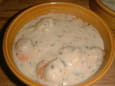 Cassolettes de Saint-Jacques au vin blanc