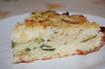 Tourte de riz � la courgette et au bacon