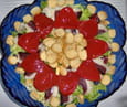 Salade au magret s�ch� et poivrons