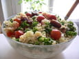Taboul� tr�s frais aux dattes et aux tomates cerises
