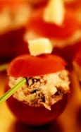 Tomate cerise aux deux tomates qui rend ch�vre