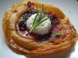 Croustillant au jambon de Bayonne et ch�vre chaud