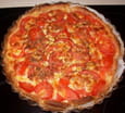 Tarte � la tomate et au fromage
