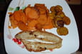 Filets de sole aux patates douces