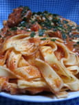 Tagliatelles aux moules poivr�es