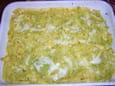 Lasagnes courgette-crabe
