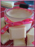 Petits pots de cr�me au chocolat blanc