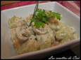 Gnocchis persill�s, sauce gorgonzola