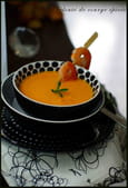 Velout� de courge au lait de coco, citronnelle et gingembre