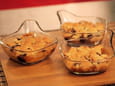 Crumble poire-chocolat et amandes