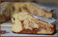 G�teau au yaourt marbr� pommes-chocolat
