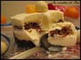 Petit entremets au cl�mentine curd, cookies et Maltesers
