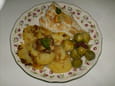 Morue fra�che grill�e et ses l�gumes