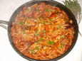 Coustous � la tomate et aux p�tes