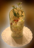 Verrine nordique aux harengs de la Baltique