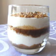 Tiramis� aux noisettes et au caramel sal�
