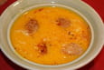 Cr�me de potimarron et topinambours po�l�s