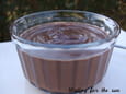 Petites cr�mes au chocolat