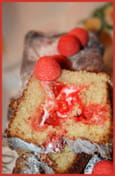 Cake aux fraises Tagada