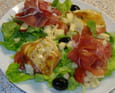 Salade au rocamadour
