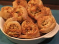 Bouch�es � l ail, pignons, thym et parmesan