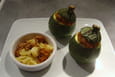 Courgettes rondes farcies
